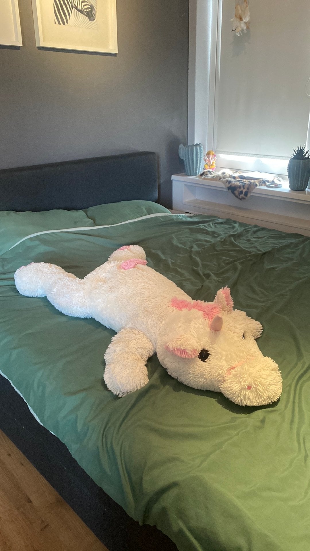 Grote Unicorn knuffel, Ophalen, Zo goed als nieuw, Overige typen