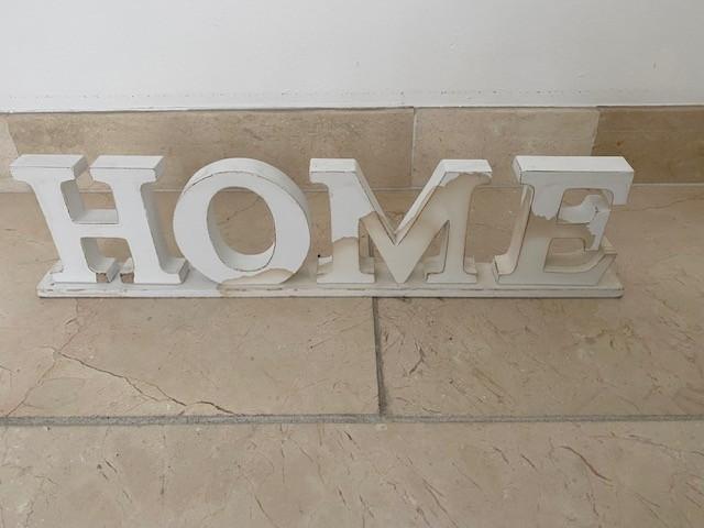 Home bordje, Ophalen of Verzenden, Gebruikt