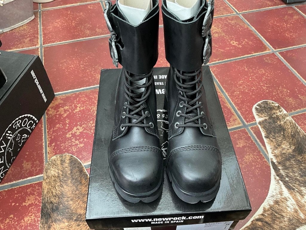 Stoere schoenen merk New Rock maat 38 Unisex, Zwart, Nieuw, Ophalen of Verzenden, Sneakers of Gympen