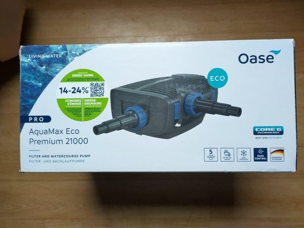 Oase Aquamax Eco Premium 21000 vijverpomp nieuw in doos, Ophalen of Verzenden, Nieuw, Vijverpomp