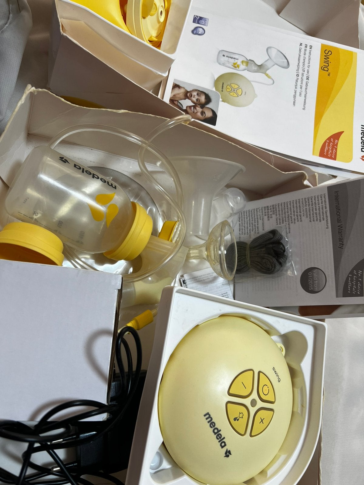 Medela Swing Borstkolf - Elektrisch, Ophalen, Zo goed als nieuw, E27 (groot), Led-lamp