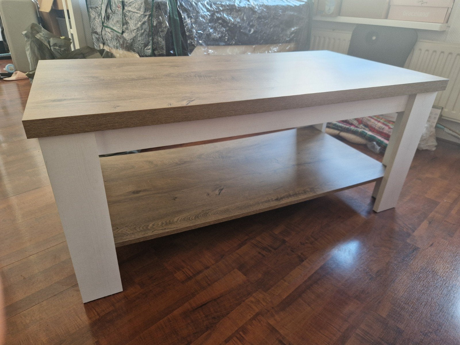 Salontafel Parello van Meubella 120 x 60 cm Landelijke Stijl, Ophalen, 100 tot 150 cm, 50 tot 100 cm, Rechthoekig