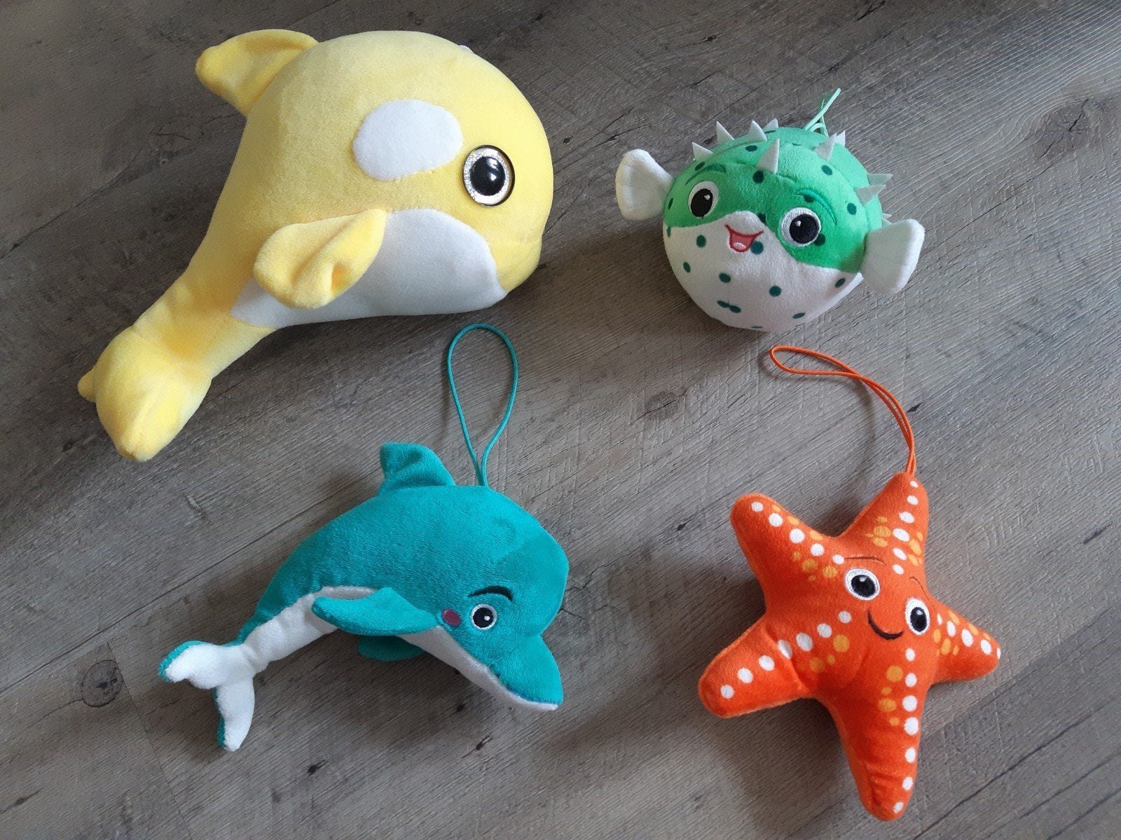 NIEUWE knuffels 4 stuks, Ophalen of Verzenden, Nieuw