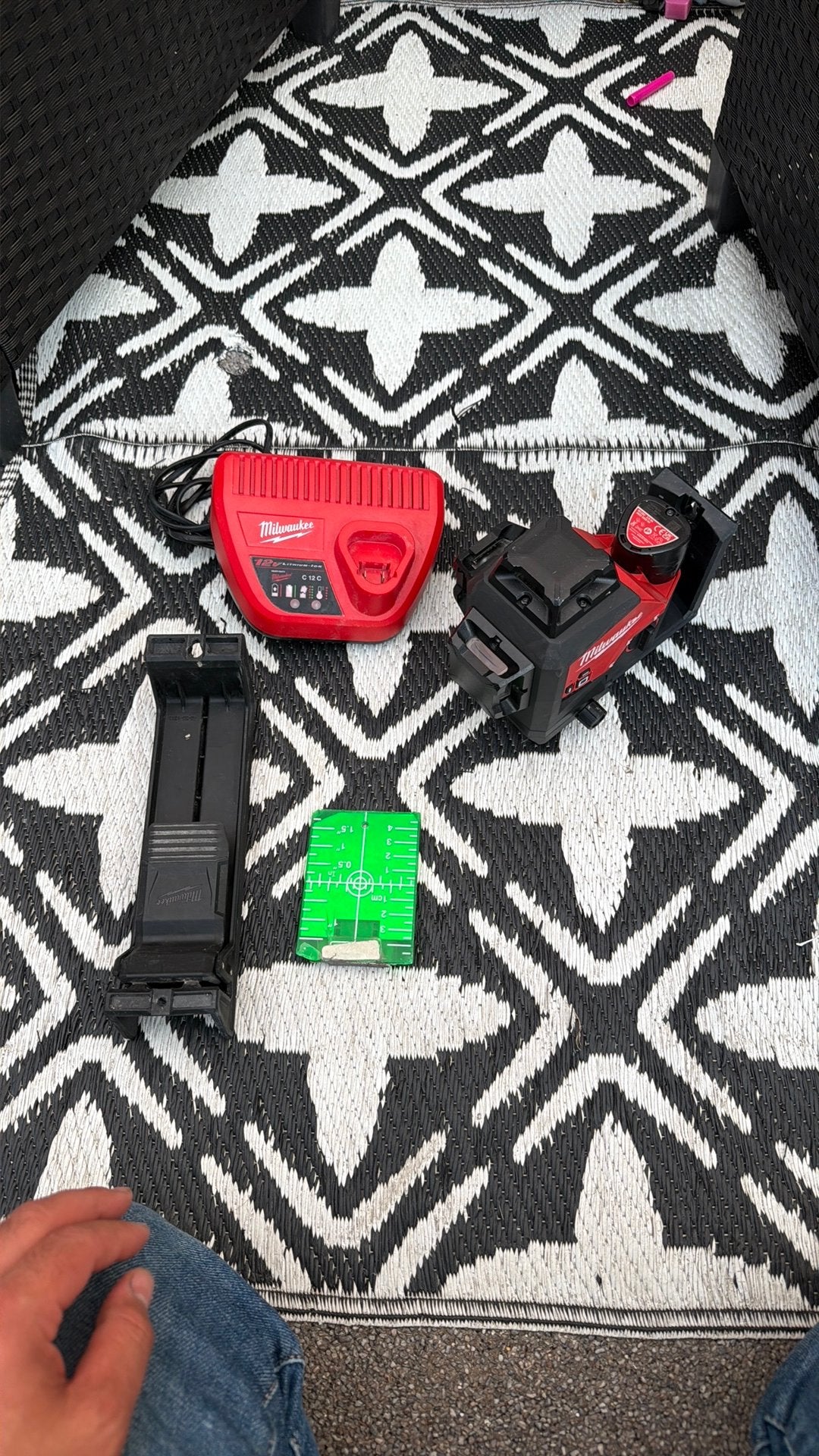 Milwaukee M12 3PL 0C Accu Kruislijnlaser 3x360 Groen 12V, Ophalen of Verzenden, Zo goed als nieuw, Overige typen, Kleur