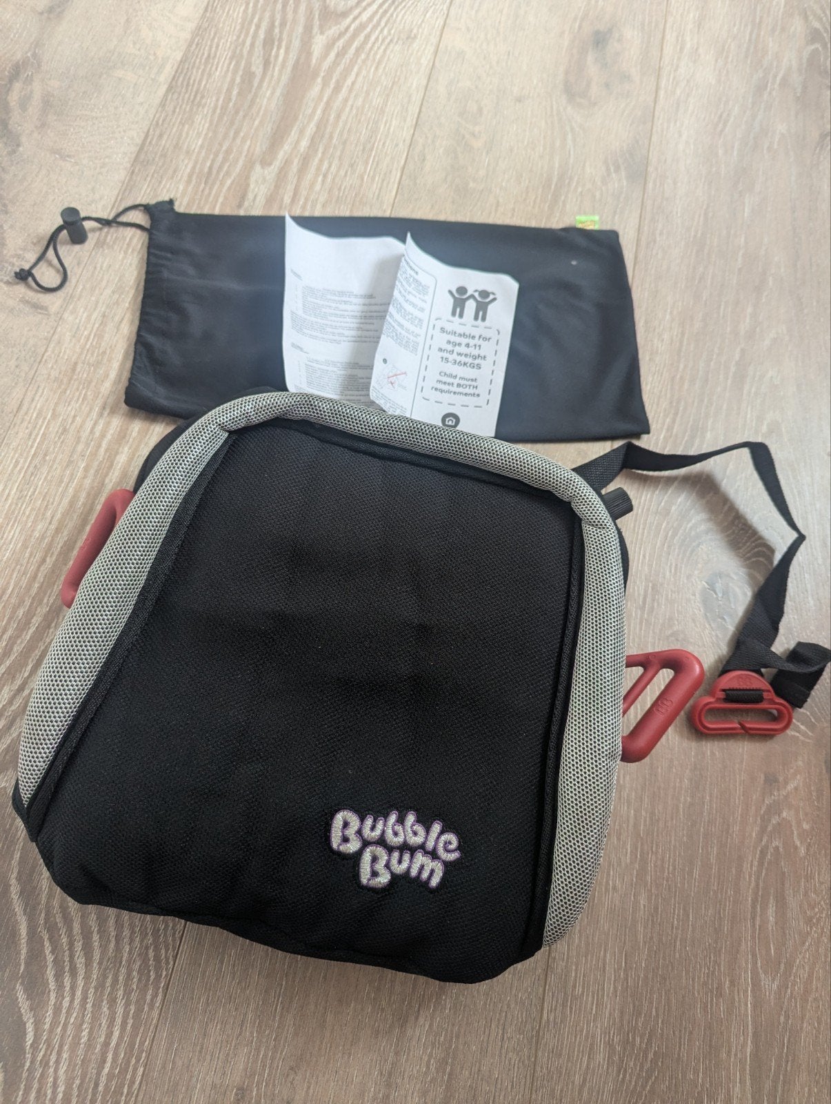 BubbleBum opblaasbaar zitverhoger autostoeltje, Overige merken, Autogordel, 15 t/m 36 kg, Ophalen of Verzenden