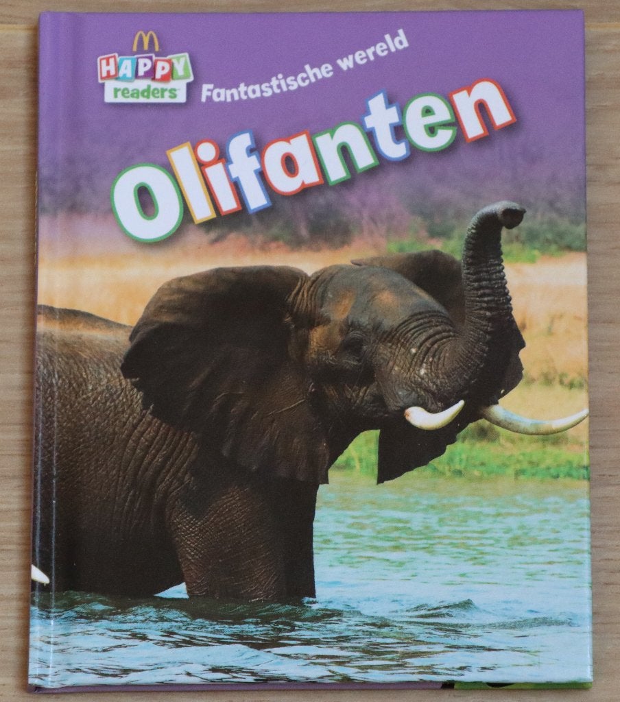 HAPPY Readers Fantastische wereld olifanten ZGAN (McDonald's, Ophalen of Verzenden, Zo goed als nieuw
