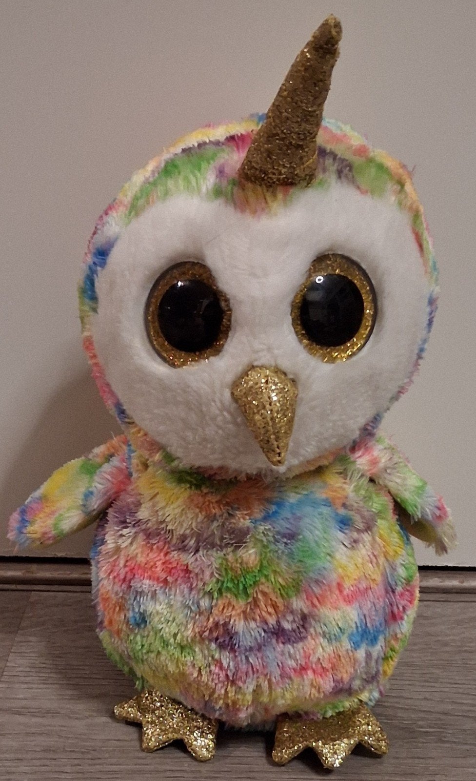 ty beanie boo uil Enchanted 24 cm, Kinderen en Baby's, Overige karakters, Overige typen, Ophalen of Verzenden, Zo goed als nieuw
