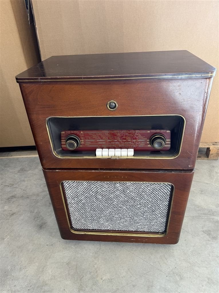 Philips - Monarch grammofoon radio speler, Ophalen of Verzenden