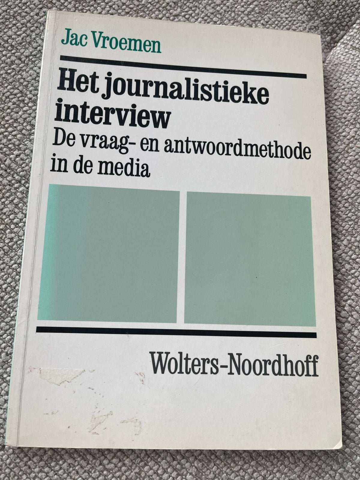 Het journalistieke interview - Jac Vroemen, Boeken, Ophalen of Verzenden, Gamma, Gelezen, HBO