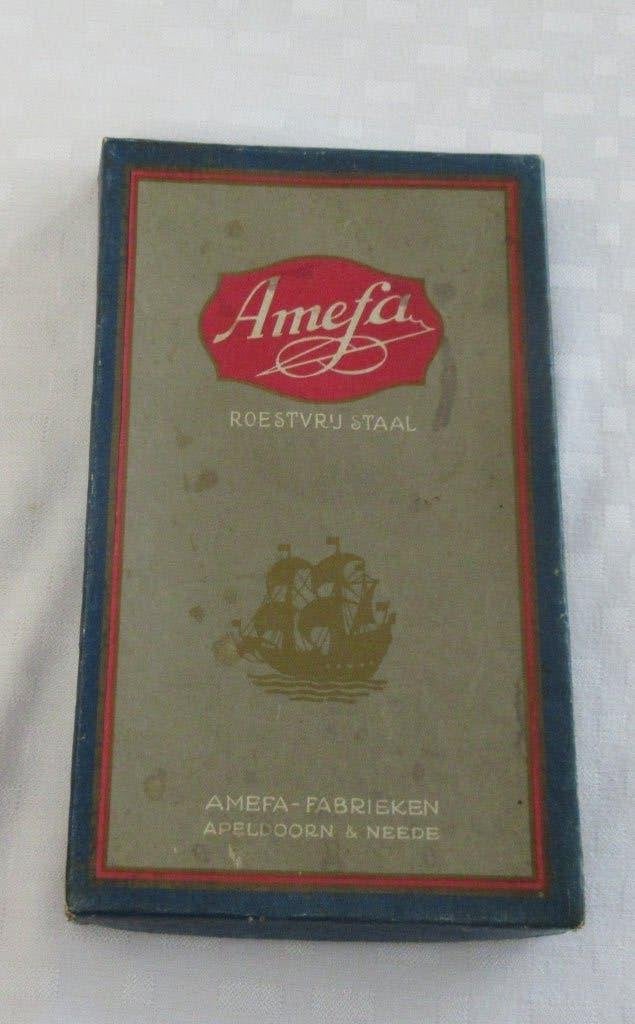 6 Oude Amefa messen, Antiek en Kunst, Ophalen of Verzenden