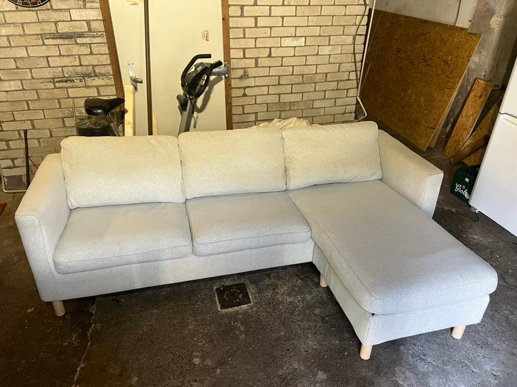 IKEA PARUP 3-zitsbank, Ophalen, Gebruikt, Driepersoons, 75 tot 100 cm