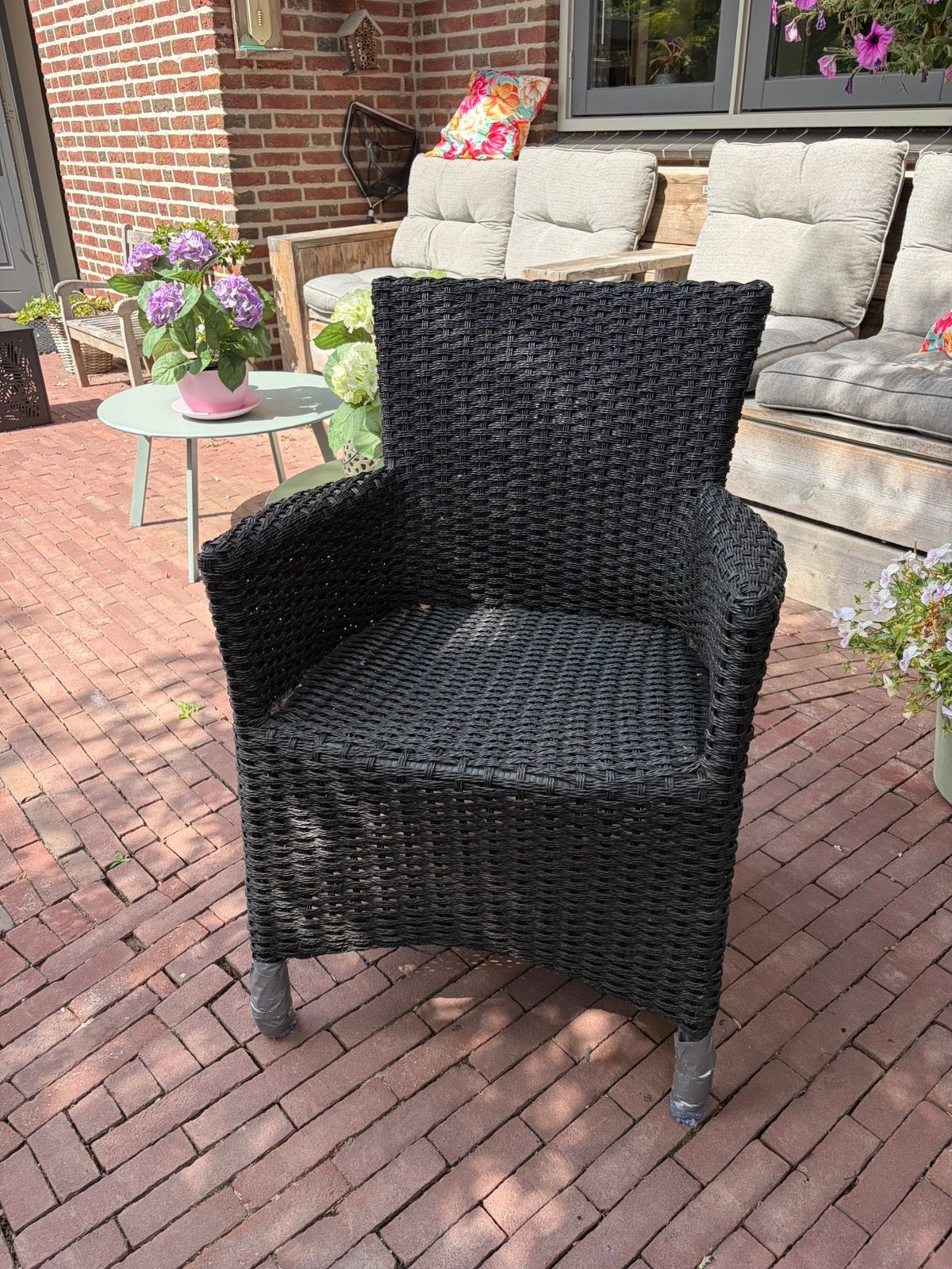 Te koop tuin stoelen, Ophalen, Zo goed als nieuw, Kunststof