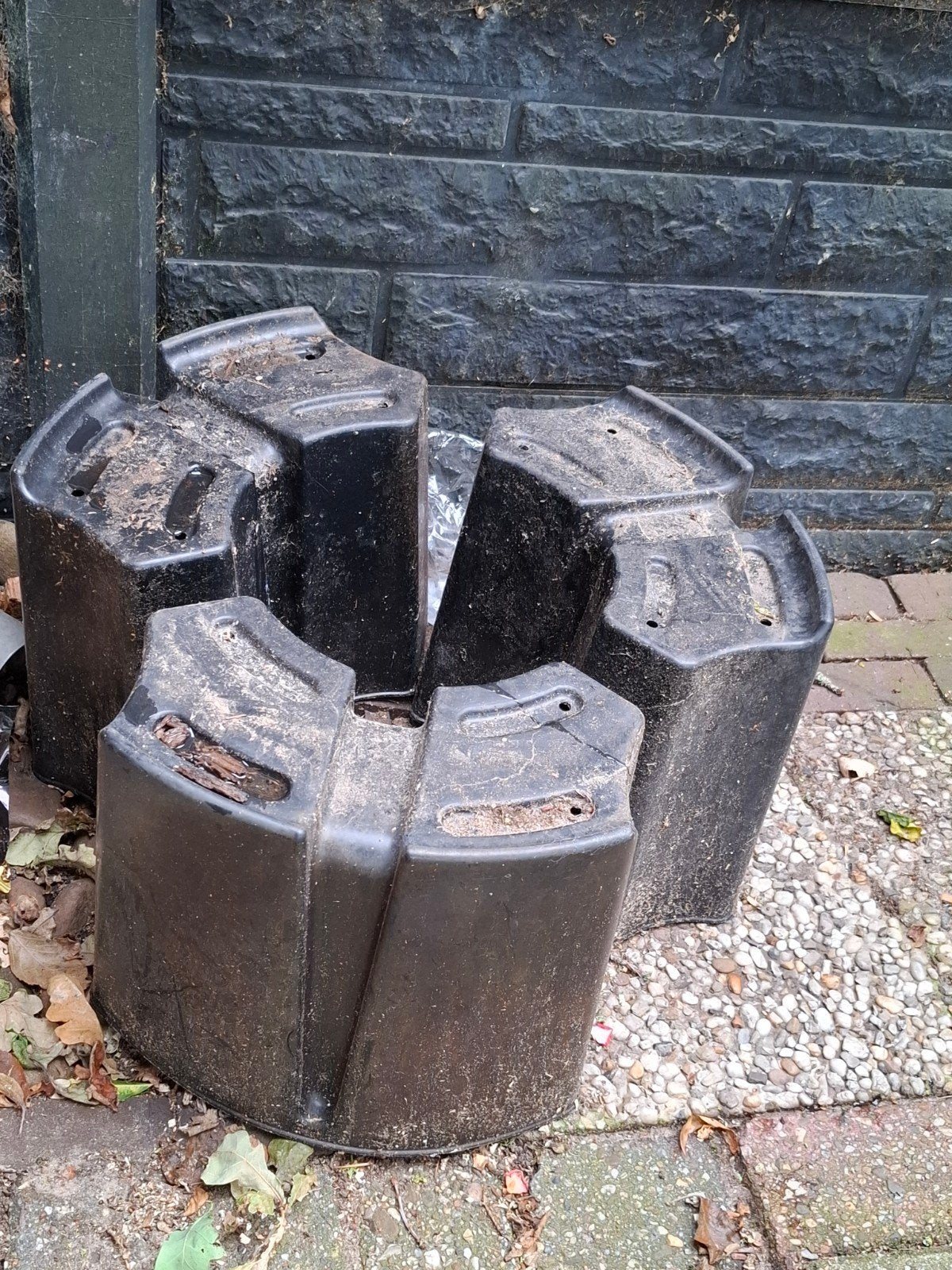 Onderstel voor regenton, Ophalen, Gebruikt, Kunststof