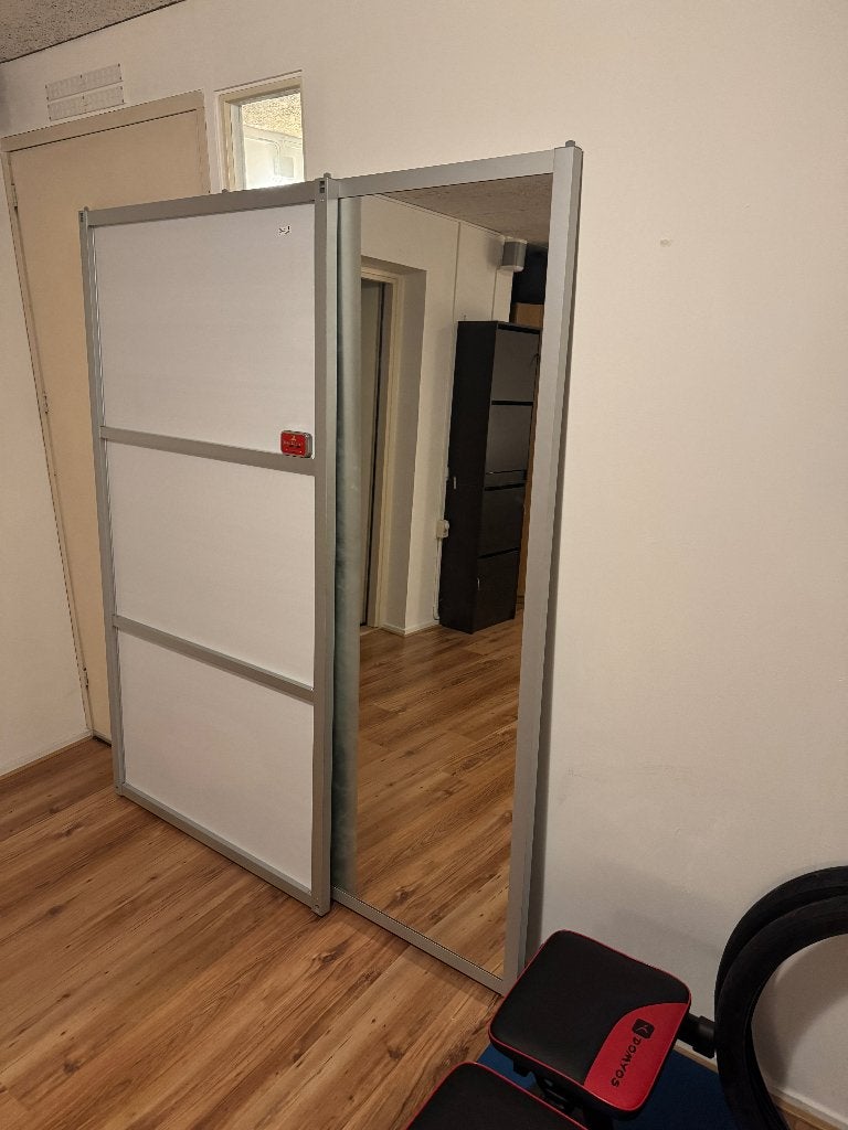 Rolspiegeldeuren PAX kast IKEA, Huis en Inrichting, Kasten | Kledingkasten, Ophalen, 50 tot 100 cm, Zo goed als nieuw, IKEA