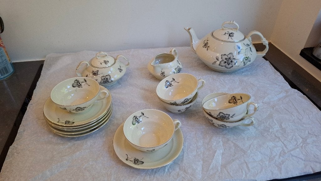 Antiek Art Deco Theeservies, Ophalen