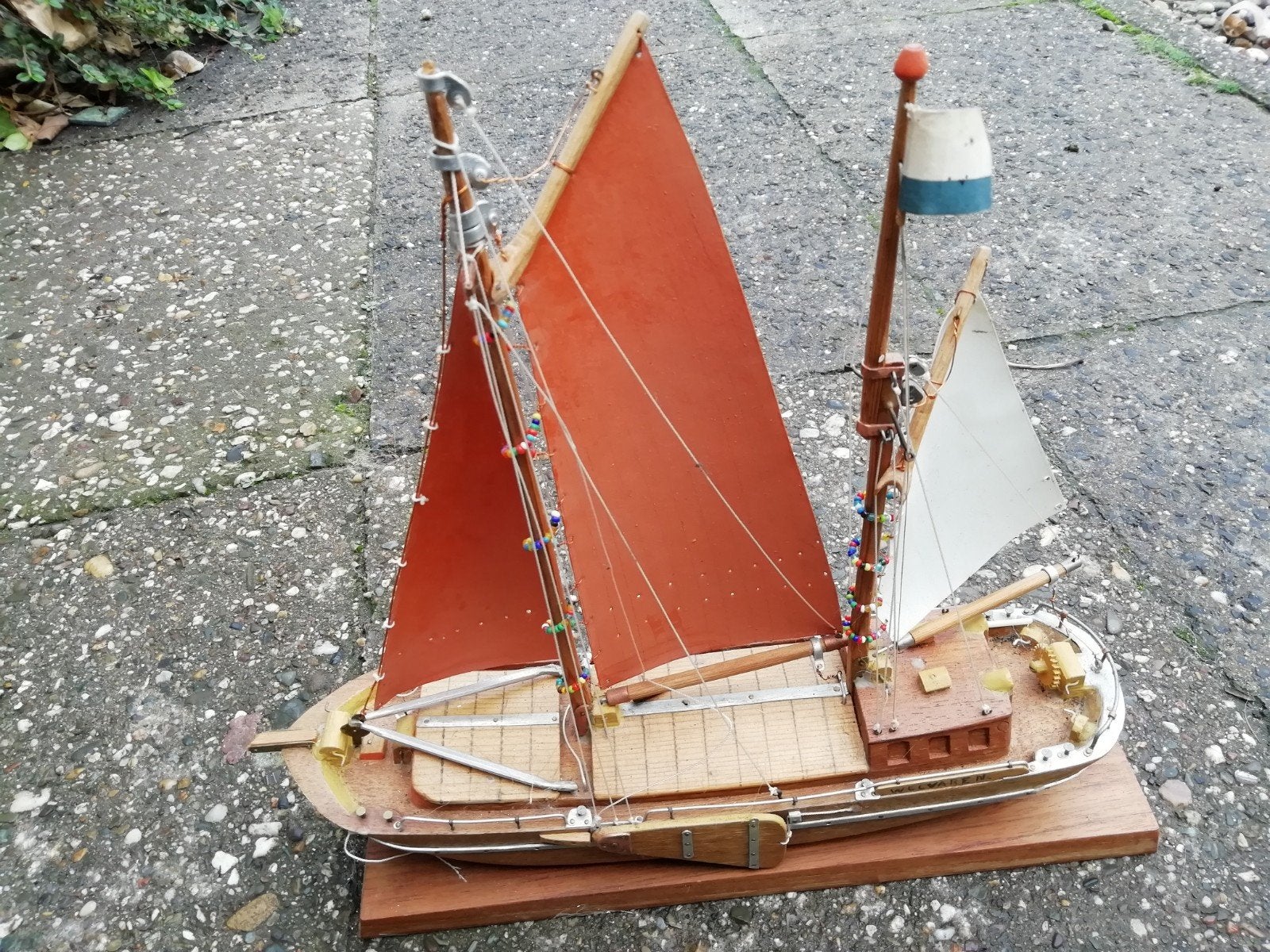 Modelboot Klipper 'Welvaren' - Handgemaakt, Ophalen of Verzenden, Gebruikt, 1:50 tot 1:200, Overige merken