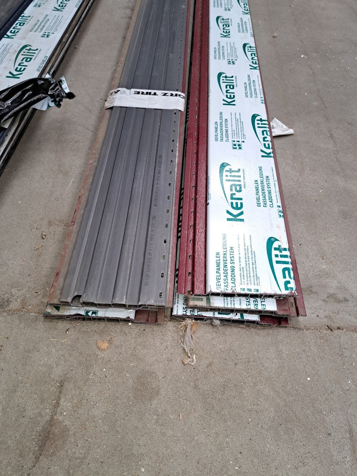 Gevelbekleding Keralit sponningdeel 143mm nieuw/partij, Ophalen, Nieuw, Overige materialen, Minder dan 20 mm