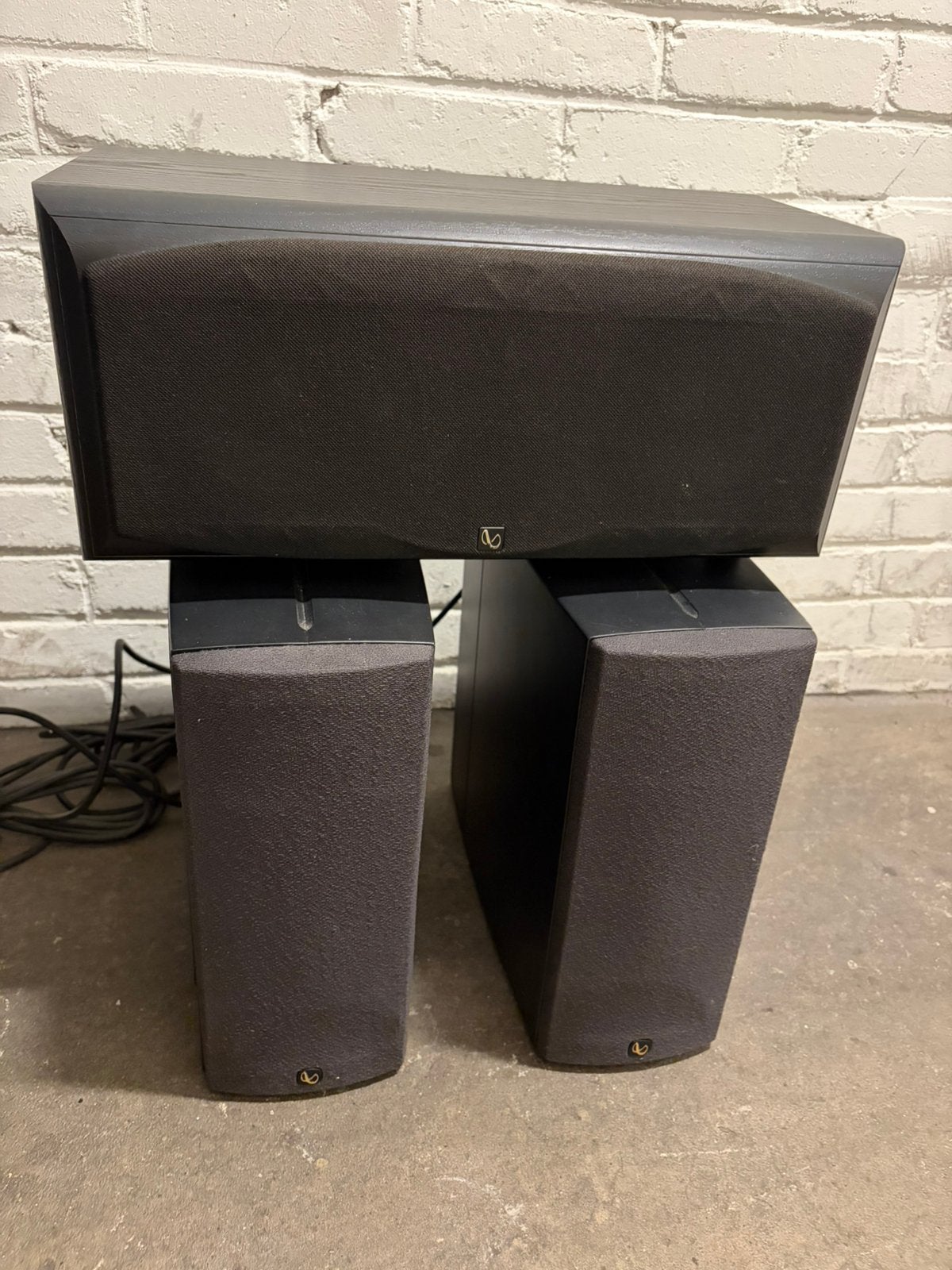 nfinity Compositions Overture & Alpha Center speakers, Gebruikt, 70 watt of meer, 5.1-systeem, Overige spelers