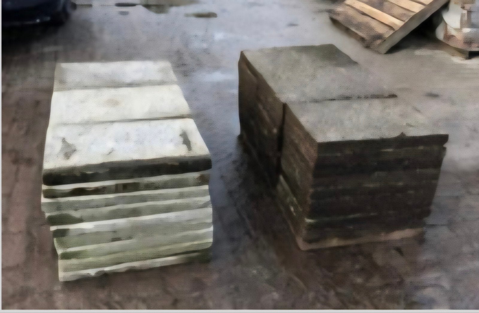 Gebruikte betonnen terrastegels zeer veel, Ophalen, Gebruikt, 10 m² of meer, Beton