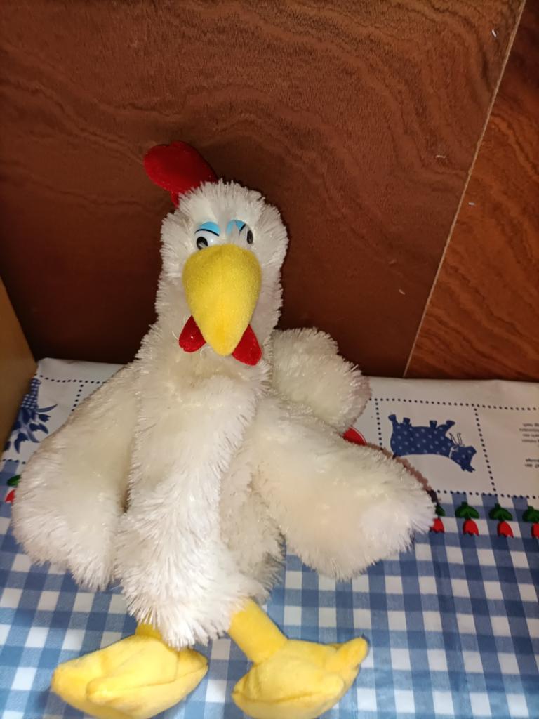 Leuke en grappige kip muts one size, Ophalen of Verzenden, Zo goed als nieuw, Meisje, Muts