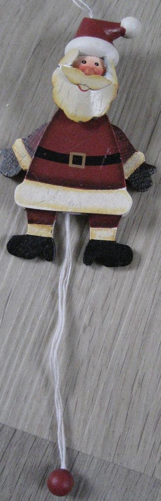 Kersthanger trekpop kerstman., Ophalen of Verzenden, Zo goed als nieuw