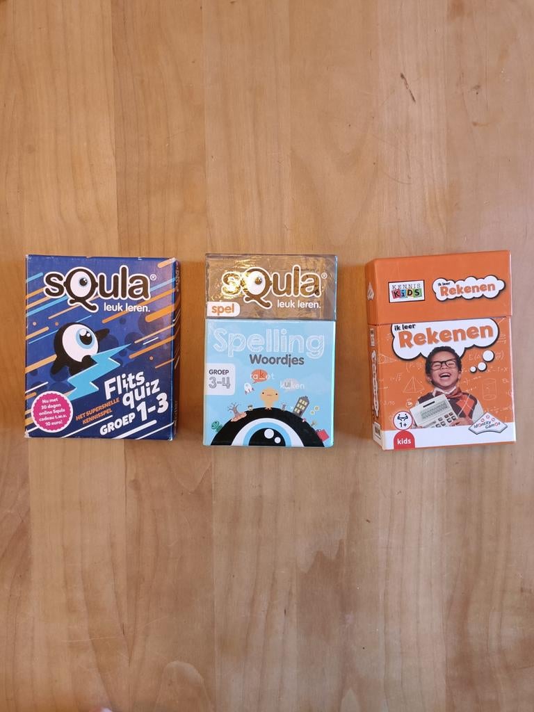 SQula spel spelling rekenen leren, Ophalen of Verzenden, Zo goed als nieuw