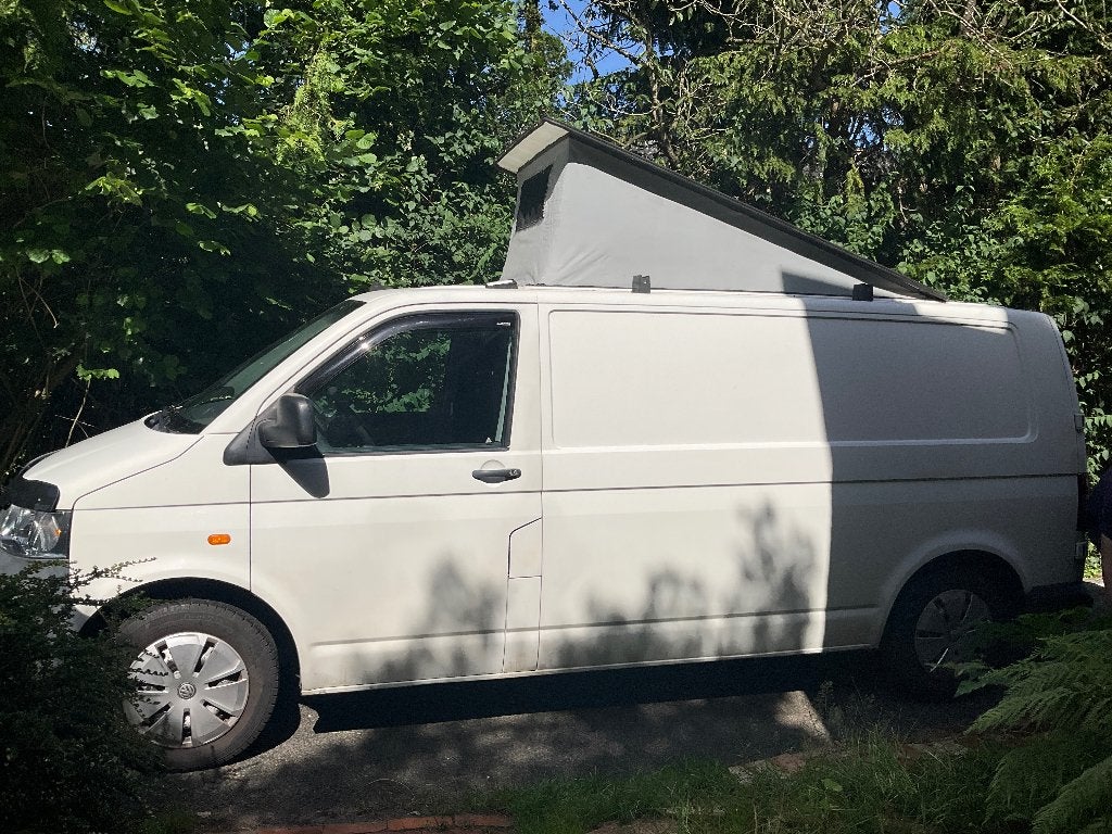 Volkswagen Transporter kampeerwagen, Buscamper of Camperbus, Rookmelder, Volkswagen, Tot en met 2