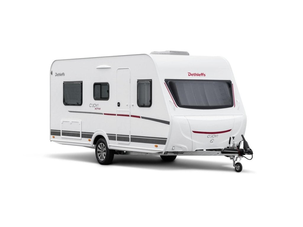 Dethleffs C'Joy Active 460 LE enkele bedden, bedverbr, Caravans en Kamperen, Serviceluik, Standaardzit, Bedrijf, Dethleffs