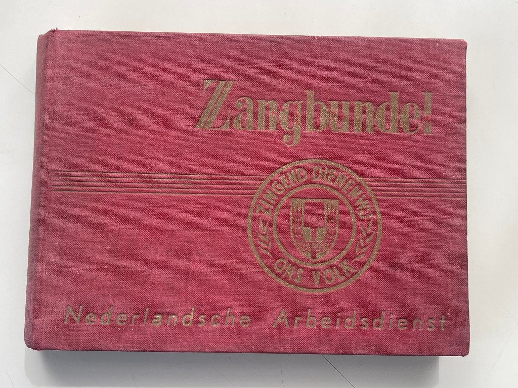 WO-II; Zangbundel Nederlandse Arbeidsdienst (NAD), Verzamelen, Ophalen of Verzenden, Overige soorten, Nederland, Overige typen