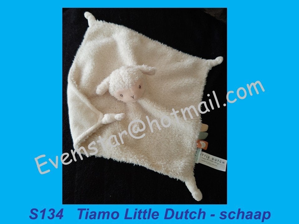 S134 Schaap Little Dutch Tiamo knuffeldoekje schaapje, Ophalen, Zo goed als nieuw, Overige typen, Tiamo
