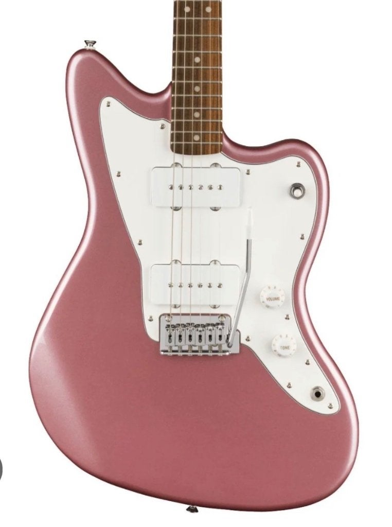 GEZOCHT: Squier Affinity Jazzmaster Burgundy Mist, Ophalen of Verzenden, Gebruikt, Solid body, Fender