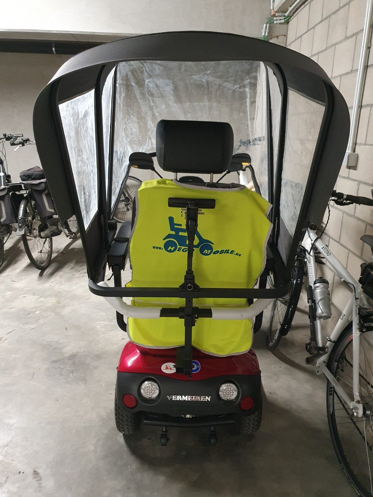 Regenkap Hego schootmobiel, Ophalen, Zo goed als nieuw, Kap, Overige merken