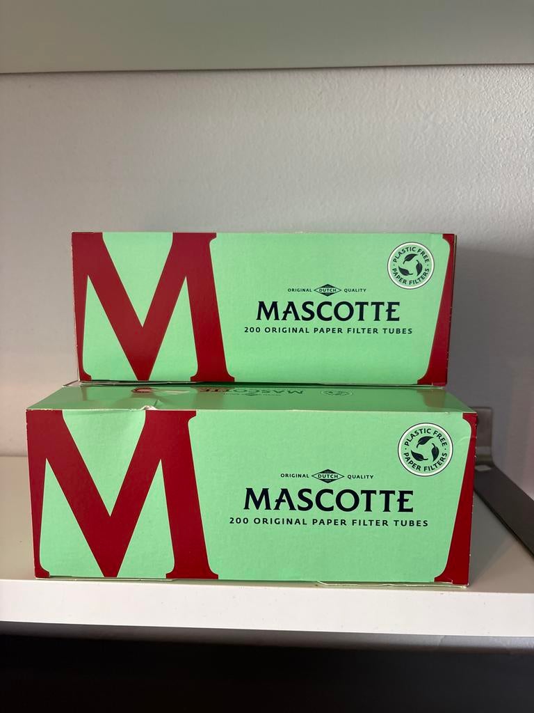 Mascotte Original Paper Filter Tubes - 200 stuks, Ophalen of Verzenden, Nieuw, Overige typen