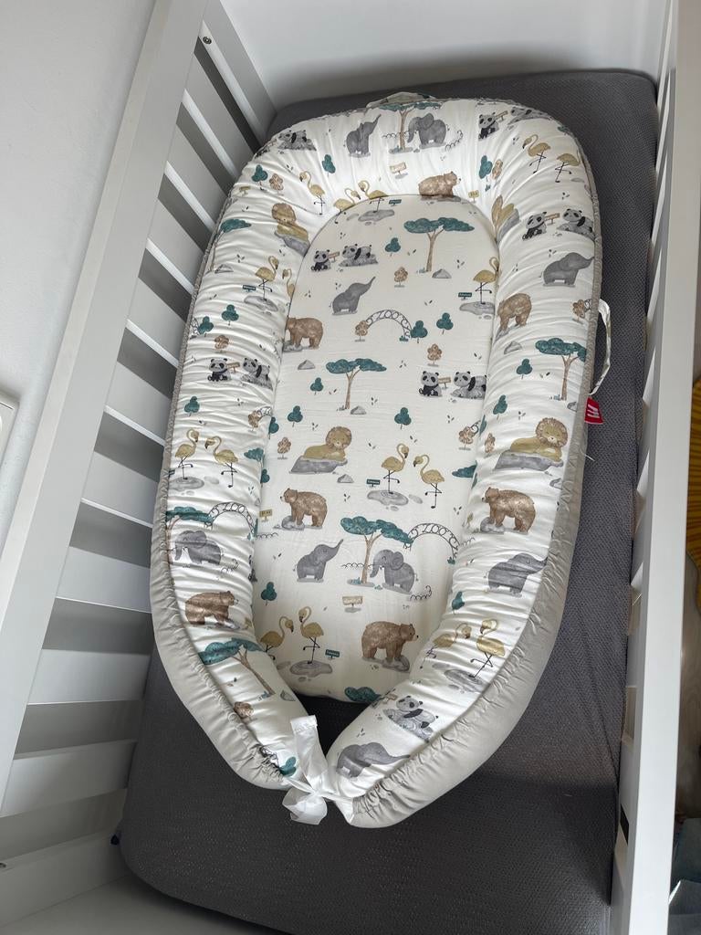 Babynestje met dierenprint - Zo goed als nieuw, Ophalen, Zo goed als nieuw