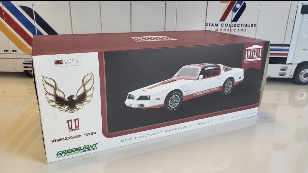 Greenlight Pontiac Firebird Macho Trans Am - 1978, Hobby en Vrije tijd, Modelauto's | 1:18, Overige merken, Auto, Ophalen of Verzenden