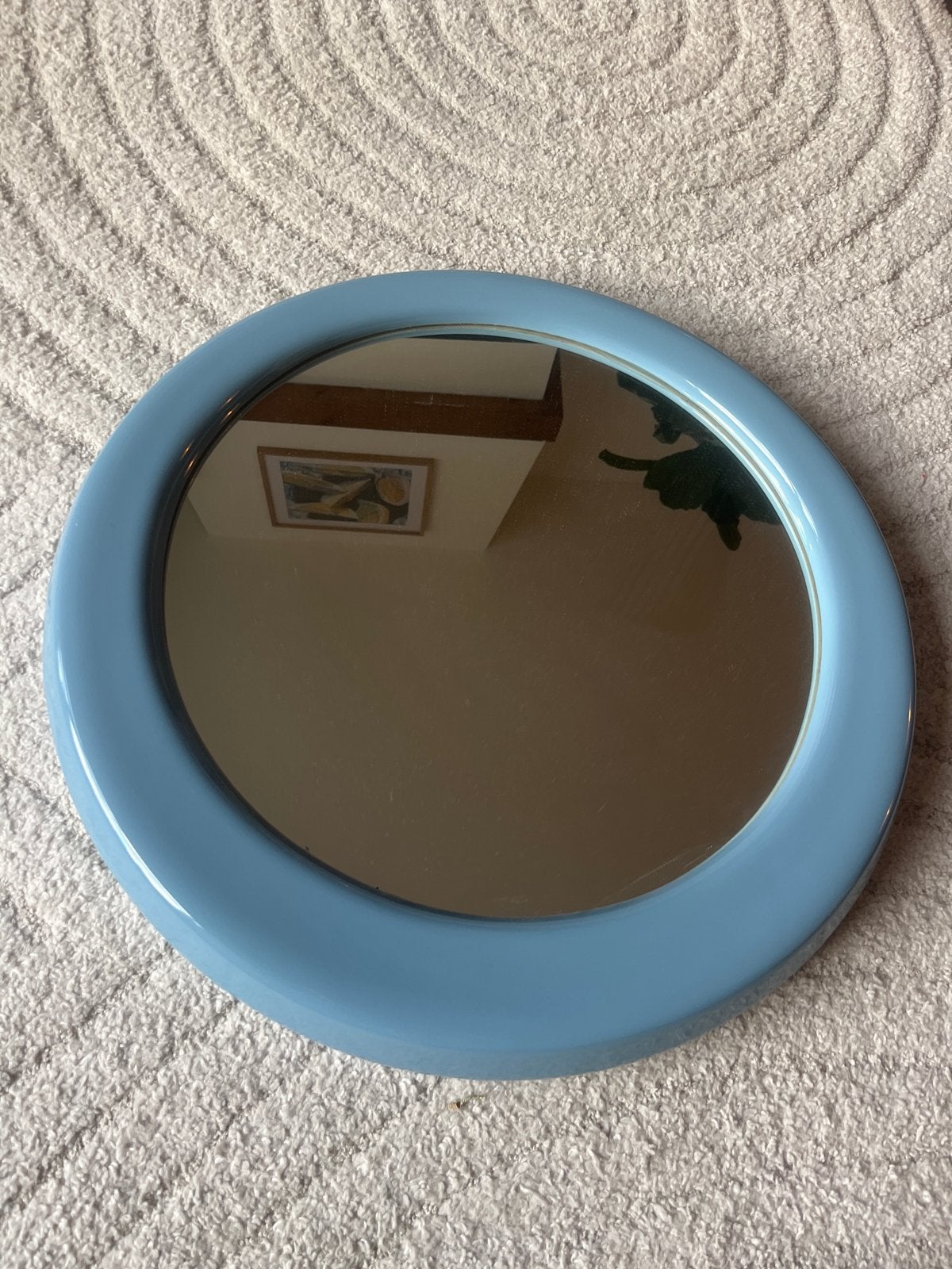 Vintage Sphinx badkamerspiegel, Ophalen, Minder dan 50 cm, Rond, Zo goed als nieuw