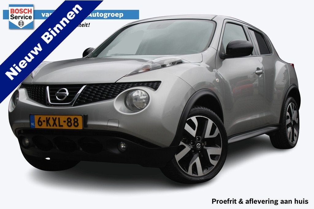 Nissan Juke 1.6 Connect Edition | Navigatie | Cruise Control, Auto's, Nissan, Voorwielaandrijving, Euro 5, Zwart, 4 cilinders