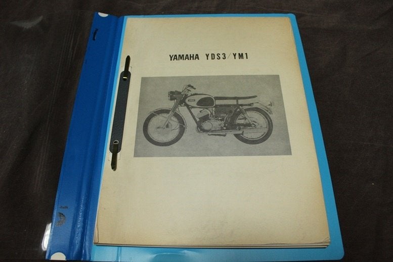 Yamaha YDS3 YM1 1968 motorcycle parts list 250cc 305cc yds3c, Motoren, Ophalen of Verzenden, Yamaha