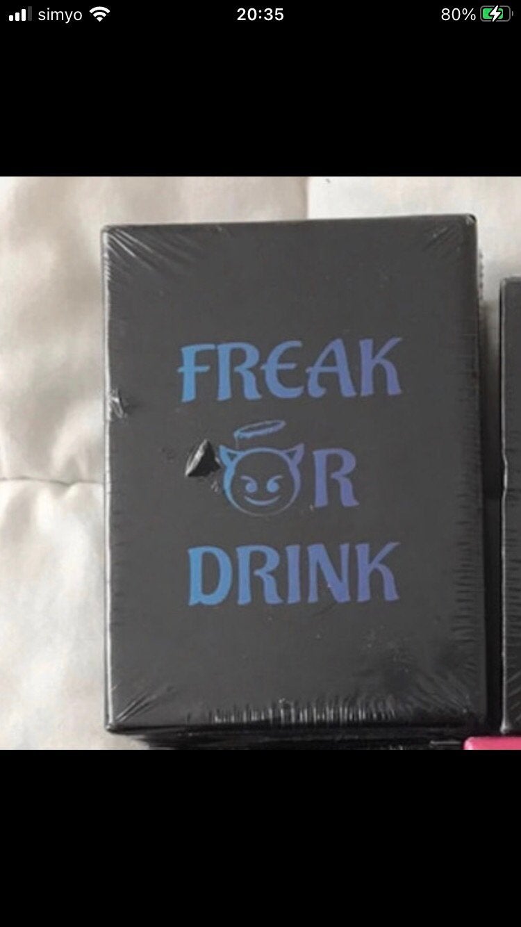 Freak or Drink, Hobby en Vrije tijd, Gezelschapsspellen | Kaartspellen, Ophalen of Verzenden, Zo goed als nieuw
