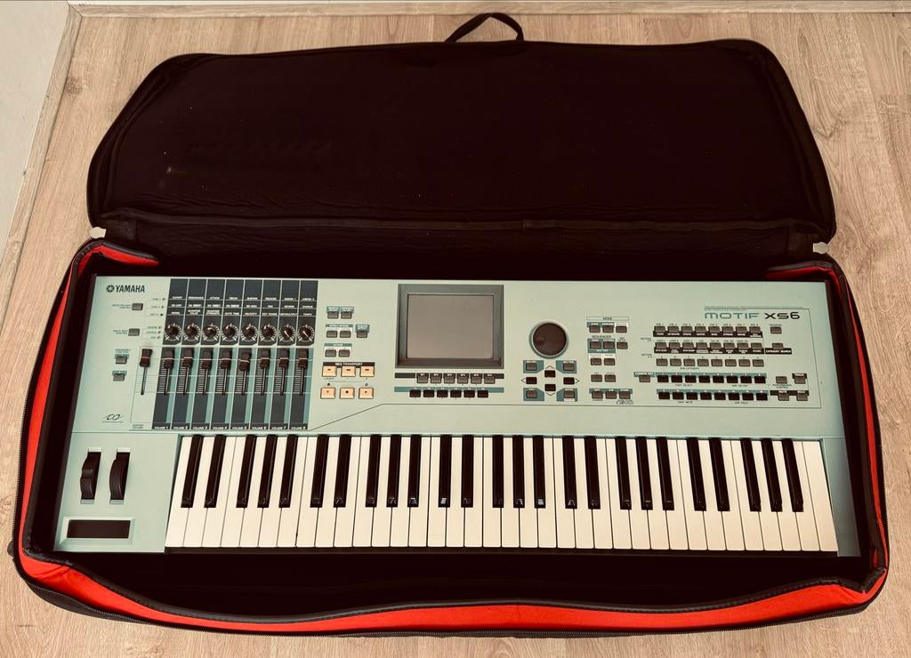 Yamaha Motif XS6 Synthesizer - Werkstation Keyboard, Ophalen, Yamaha, Met koffer of flightcase, 61 toetsen
