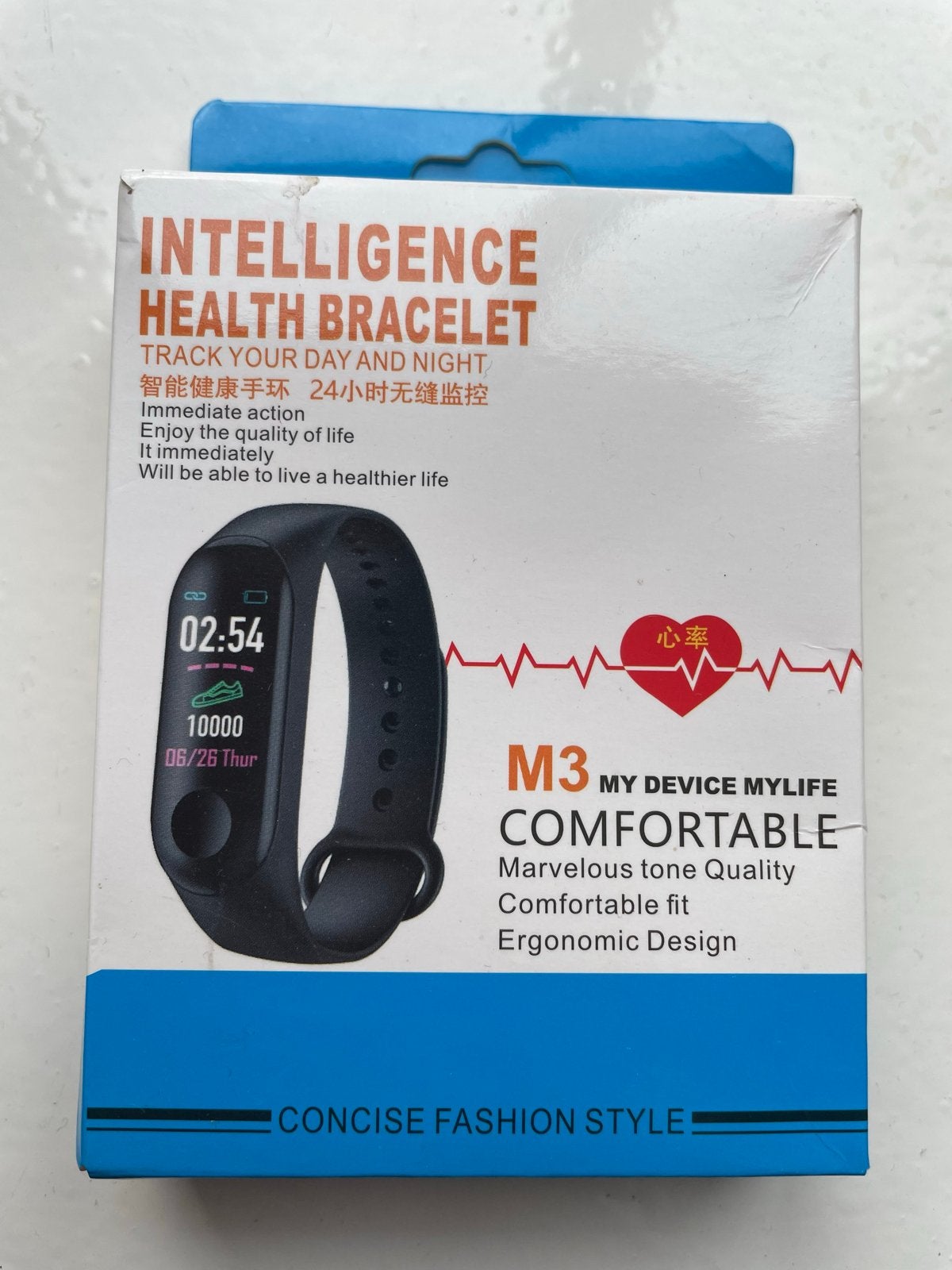 M3 Smart Armband - Fitness Tracker met Hartslagmeter, Ophalen, Zo goed als nieuw, Zwart, Android