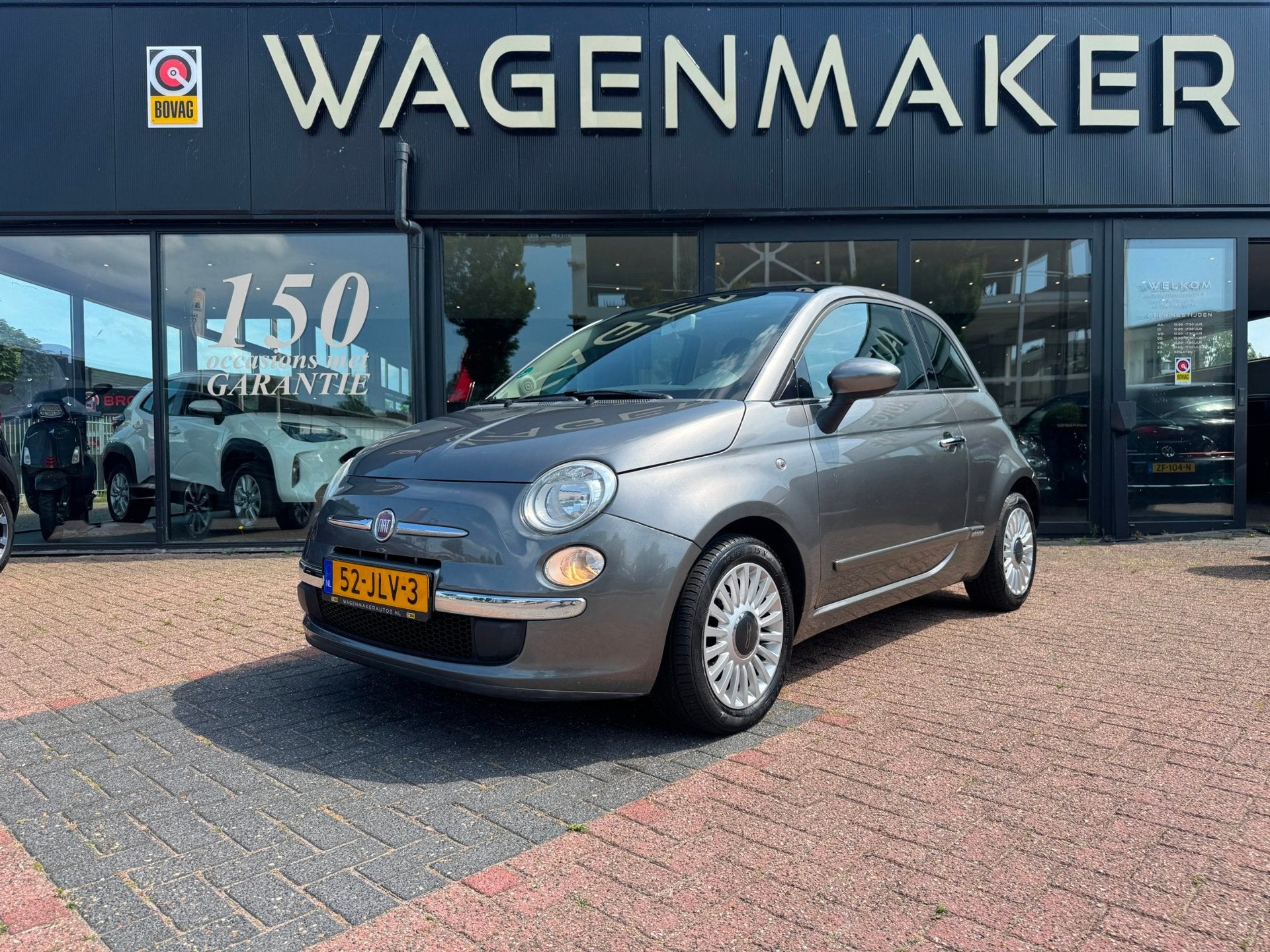 Fiat 500 1.2 Lounge AUTOMAAT|Airco|Panorama|NAP, Euro 5, Stof, Gebruikt, 1242 cc