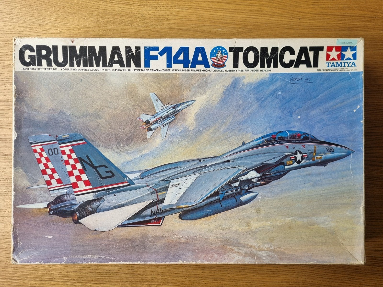 Tamiya 6301 Grumman F14A Tomcat 1:32 is aan begonnen, Overige merken, Gebruikt, Ophalen of Verzenden, Tamiya