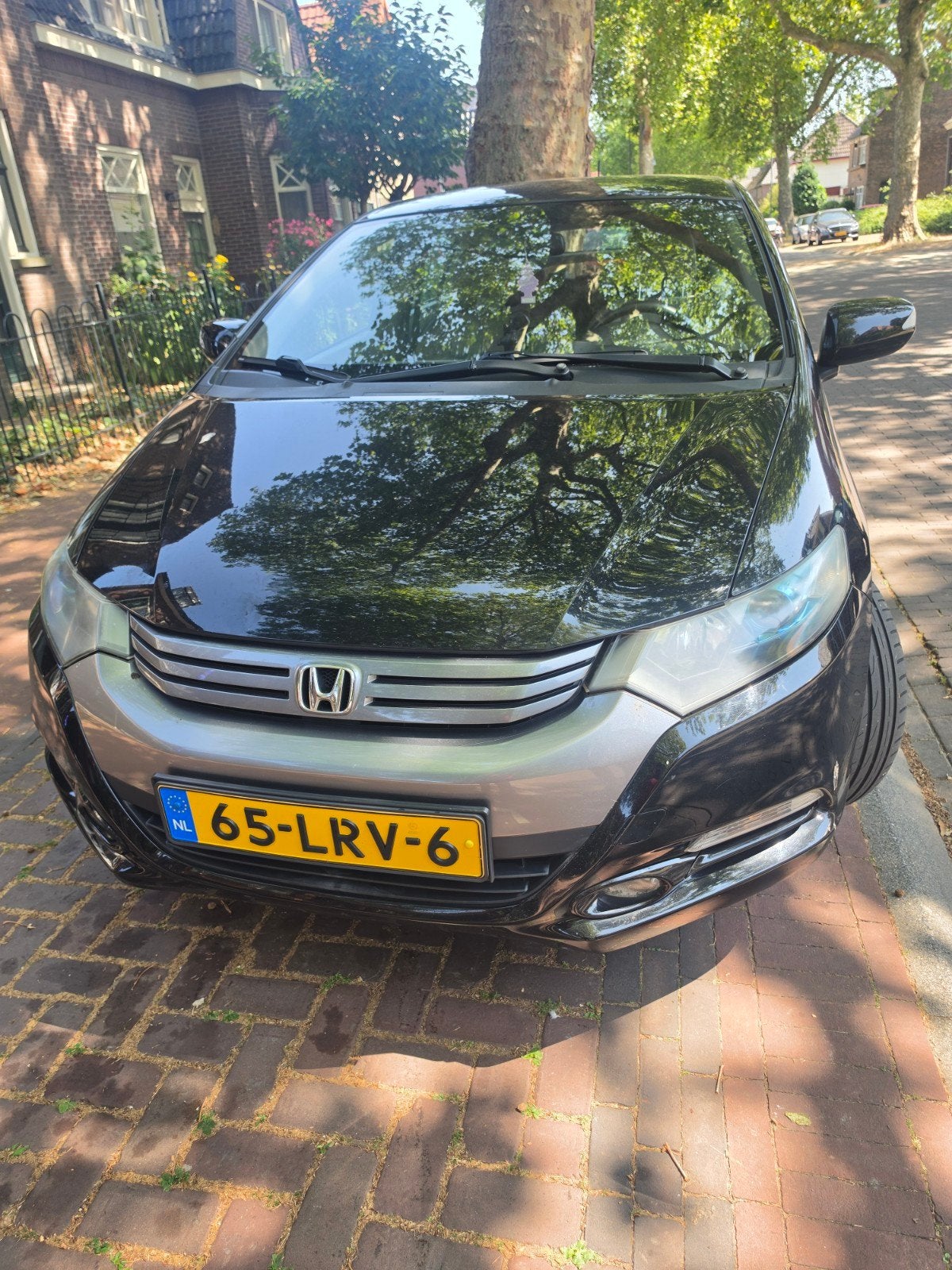 Honda Insight 1.3 Hybrid AUT2010: Km 187××× NAP Zwart, Auto's, Honda, 4 cilinders, Zwart, Bedrijf, Hybride Elektrisch/Benzine