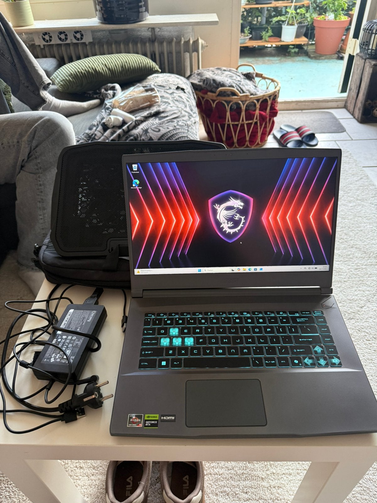 Gloednieuwe MSI Thin DDR5 Game Laptop met GARANTIE, Computers en Software, Windows Laptops, 15 inch, Ophalen of Verzenden, Zo goed als nieuw