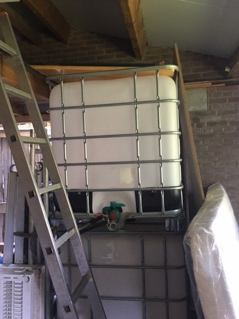 IBC Watertank (ongebruikt), Tuin en Terras, Regentonnen, Ophalen, Kunststof, Met kraantje, 150 liter of meer