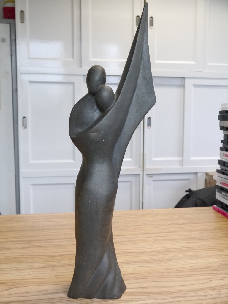 beeld, brons, Marinus Klap, Gemerkt, Brons, Scène, Beeld