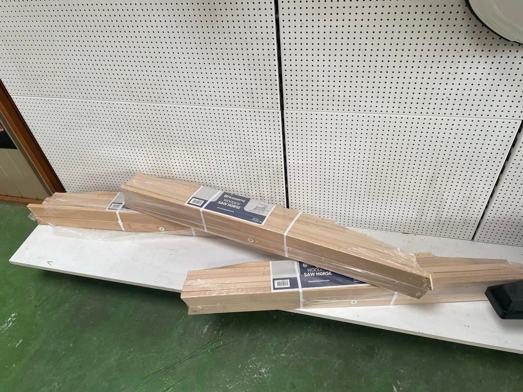Husqvarna houten zaagbok, Ophalen, 70 mm of meer, Overige typen, Nieuw