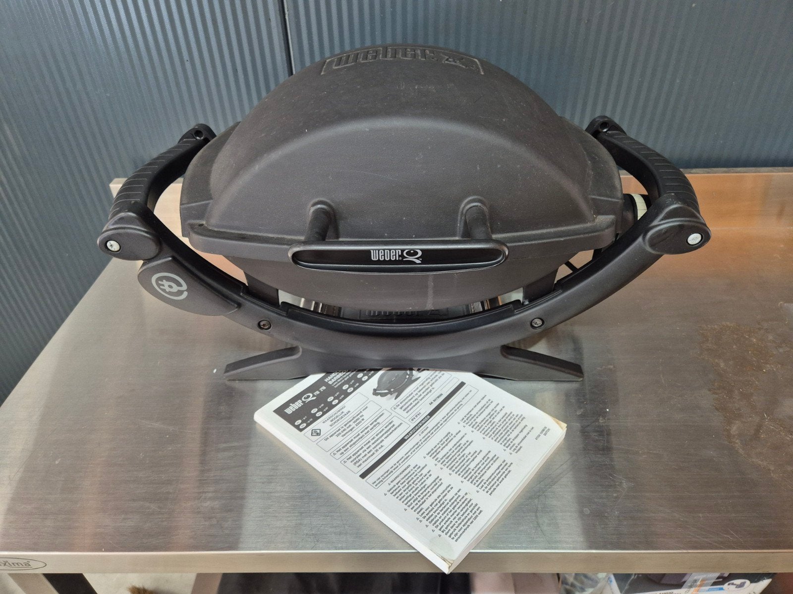 Weber Q1400 Elektrische Barbecue met Accessoires, Ophalen of Verzenden, Gebruikt