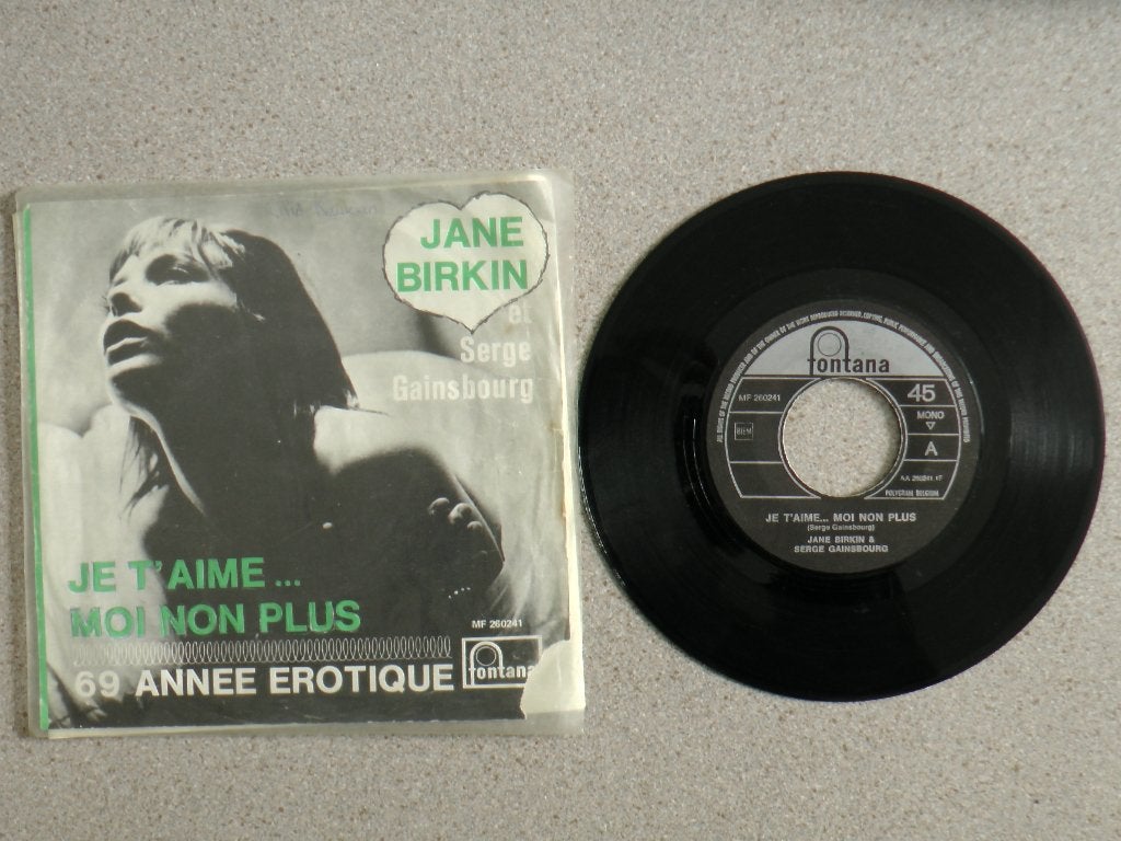 Jane Birkin & Serge Gainsbourg - Je t'aime VINYL SINGLE, Cd's en Dvd's, Vinyl Singles, Fotohoes, Ophalen of Verzenden, Gebruikt
